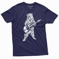 thumbnail image 4 of Men'S Musical Band Bear Guitarist Tee Shirt Guitar Gifts Country Music T-Shirt (X-Large Grey), 4 of 6