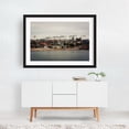 thumbnail image 2 of View of Corona del Mar - Newport Beach California Photography Beach House Coastal Palm Tree Seaside Ocean Architecture Tropical Black Framed Wall Art Print 24 x 36 inches, 2 of 4