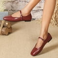 thumbnail image 4 of Pfhytec LU Women's Retro Plaid Dress Shoes Comfort Pointed Toe Ballet Flats Portable Holiday Shoes, 4 of 5
