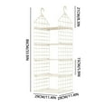 thumbnail image 3 of A Hanging Basket,Hanging Closet Shelves Closet Organizing Shelves Clothes Rack Foldable Storage Shelves Locker Shelf Foldable Garment Rack Coat Hangers Wardrobe Storage Items, 3 of 6