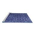 thumbnail image 2 of Ahgly Company Machine Washable Indoor Rectangle Abstract Blue Modern Area Rugs, 7' x 9', 2 of 4