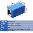 TRAHOO10 Pieces RJ45 Coupler, Extension Adapter Network
