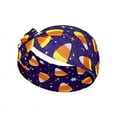 thumbnail image 2 of Yoyauz Women's Halloween Headband, Holiday Hijab, Elastic Knot, Turban Headband, Twisted Hair Ornament, Pumpkin Skull Print, 2 of 5