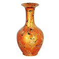 thumbnail image 4 of 18" Foiled & Lacquered Ceramic Vase - Ceramic, Lacquered, 4 of 5