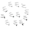 thumbnail image 2 of CHUANK Spiral Double Hoop Stainless steel Nose Ring  12 Pieces, 2 of 7