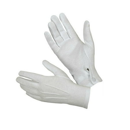 Water Guard Gloves - Outtop 1Pair White Formal Gloves Tuxedo Honor Guard Parade Santa Men Inspection