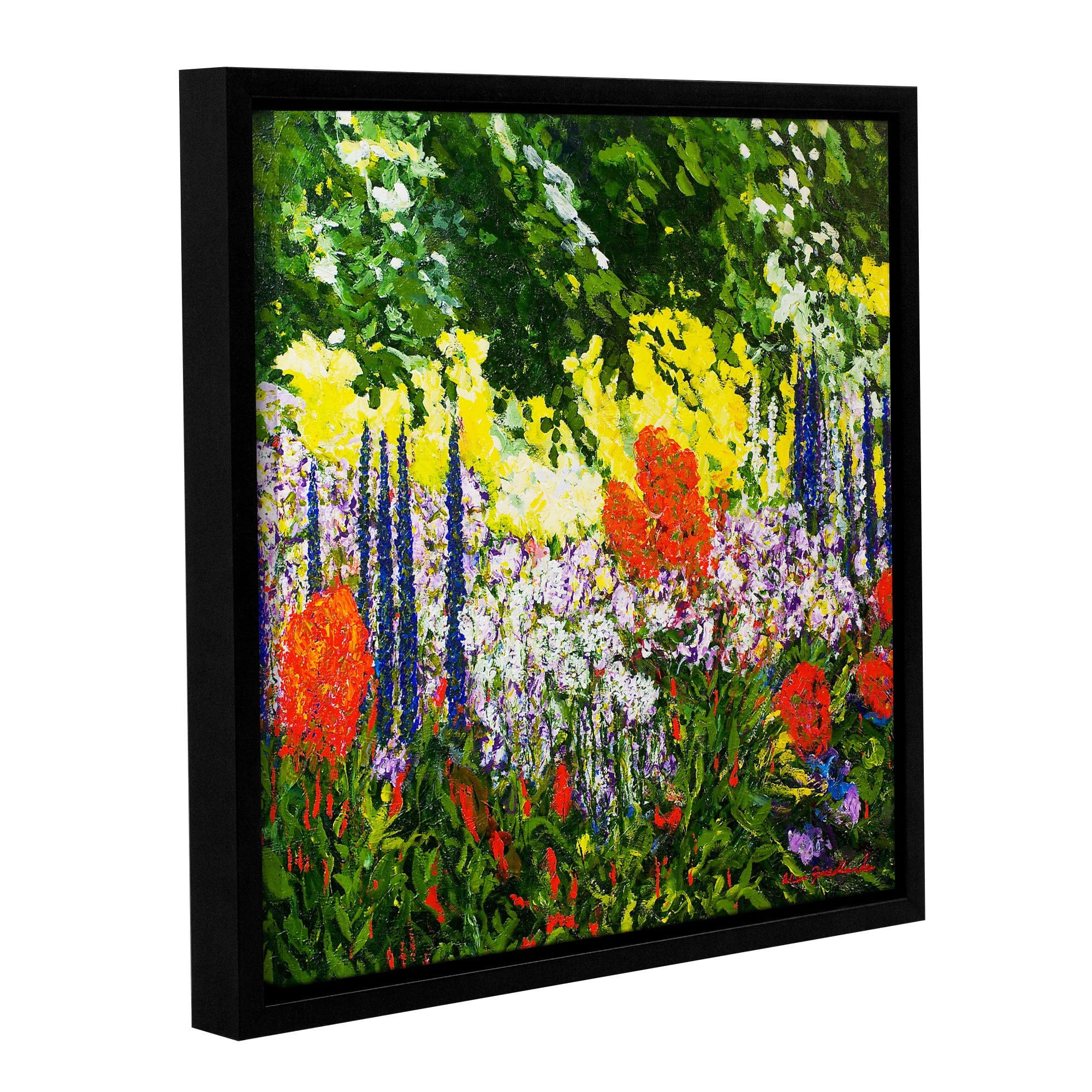 ArtWall Allan Friedlander "Under The Branch" Gallery-wrapped Floater-framed Canvas