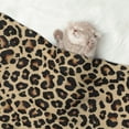 thumbnail image 2 of Pofeuu Leopard Print-1 Print Puppy Blanket,Dog Blankets,Pet Blanket Cozy Cat Blankets for Indoor Cats, Fuzzy Pet Blanket for Kitten Doggy Dog Blankets-Large, 2 of 8