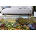 thumbnail image 2 of Claude Monet Rugs, Abstract Tree Rugs, Corner Of The Garden At Montgeron, Nature Landscape, Famous Rug,Living Room Rug,Popular Rug,Entry Rug, 3.3'x6.5' - 100x200 cm, 2 of 8