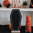thumbnail image 4 of Fairnull Halloween Mini Black Coffins Letter Board Ornament Display Message Board Multifunctional Menu Schedule Gothic Decor for Halloween Party Home Office School, 4 of 11