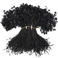 thumbnail image 1 of 950PCS Black Tag String Nylon String Snap Lock Pin Loop Fastener Hook Ties 18cm (Black), 1 of 5