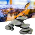 thumbnail image 2 of JUNWELL Premium Rock Cave Landscaping   Aquarium Accessories   Turtle Rest, 2 of 7