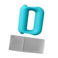 thumbnail image 1 of Masajeador de tejido profundo con anillo de masaje eléctrico de 5 velocidades para cintura y abdomen. Azul, 1 of 8