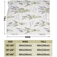 thumbnail image 3 of Watercolor Lavender Flowers Throw Blanket Ultra Soft Warm All Season Decorative Fleece Blankets for Bed Chair Car Sofa Couch Bedroom 50"X40", 3 of 6