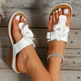 thumbnail image 4 of TKYCMSUAKI Wedge Sandals Women Flip Flops with High Increased Flower Platform Sandals for Women Dressy Summer Wedge Shoes Cushion FootBed Comfort Flip Flops, 4 of 8