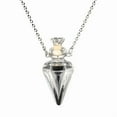 thumbnail image 2 of Transparent Heart Vial Perfume Bottle Necklaces for Titanium Steel Chain Make a for Wish Blood Vial Necklace Women Jewel, 2 of 9