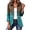 A1 Pink, variant on Women's Leopard Print Blazer Ruffle Trim Double Breasted Suit Jacket Long Sleeve Casual Work Office Blazer Top for Business Casual Open Front Coat for Women Business Work Jacket Purple S
