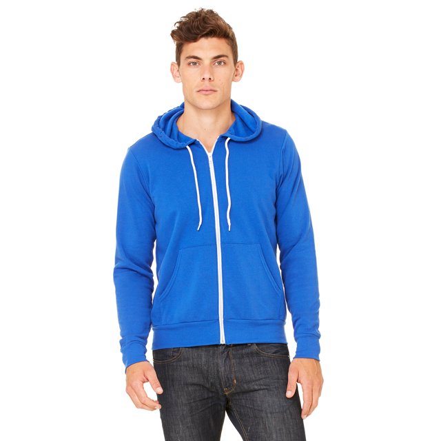 Bella + Canvas Unisex Sponge Fleece Full-Zip Hooded Sweatshirt