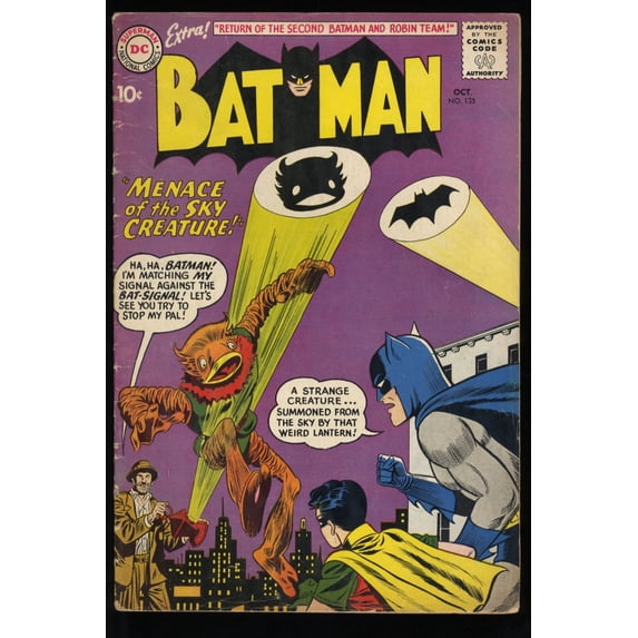 Batman #135 VG 4.0 Full Page for Justice League of America #1! Comic Book