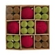 thumbnail image 3 of 44 piezas de bolas de terciopelo navideño • Set de adornos de árbol de Navidad de plástico flocado – Adornos decorativos colgantes rojos y verdes 8cm 4cm • Decoración festiva duradera para árbol de, 3 of 7