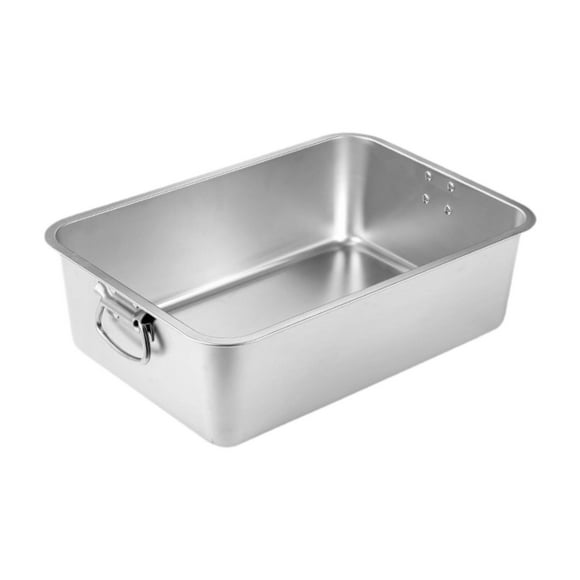 Caja de arena abierta para gatos, inodoro de acero inoxidable, resistente a salpicaduras, fácil de limpiar, bandeja para arena para gatos, inodoro M
