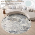 thumbnail image 3 of x Area Rug Living Room Rugs Washable Neutral Modern Abstract Soft Thin Large Rug Indoor Floor No Slip Rug Carpet for Bedroom Under Dining Table Home Office Decor Grey, 3 of 9