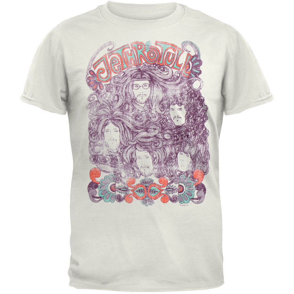 Jethro Tull Men's Band Portrait Soft Short Sleeve T Shirt - Walmart.com