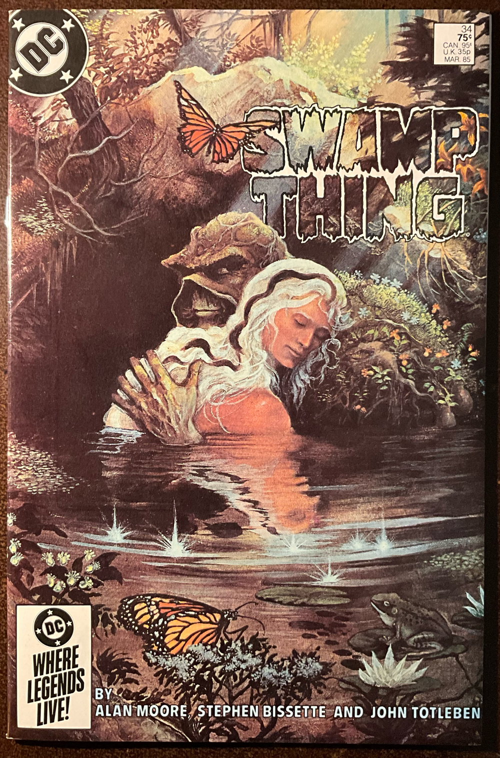 Cover of The Saga of Swamp Thing #34