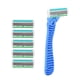 thumbnail image 4 of Afeitadora manual BRI para hombres con cabezal cortador azul, 4 of 10