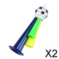 thumbnail image 1 of 2x Juguete de Trompeta para Fanáticos Del Fútbol Accesorios de Animación Duraderos Y Coloridos Regalos de Altavoz para Juegos de Fútbol Generador de R 2 piezas, 1 of 7