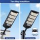 thumbnail image 2 of Farolas solares Yusist 20000LM 6500K con mando a distancia, paquete de 2, 2 of 7