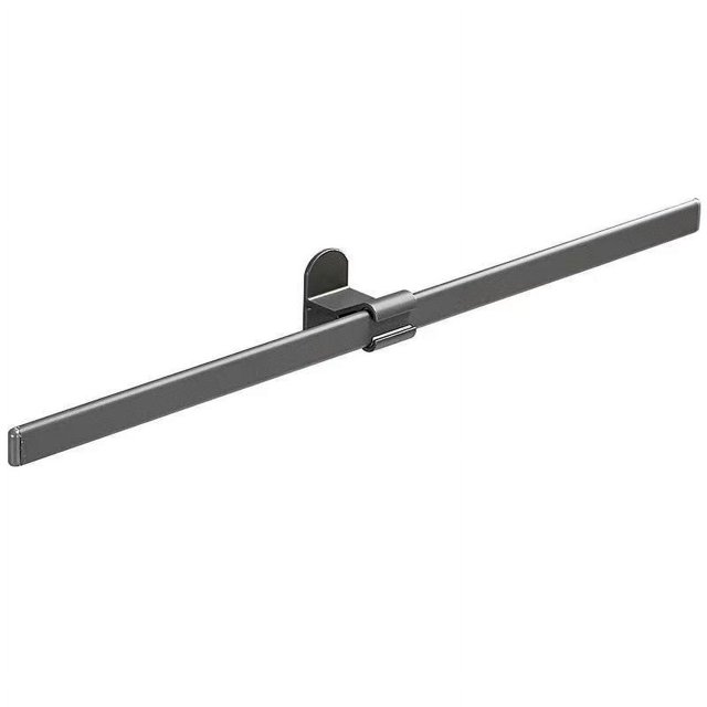 Toallero de baño, estante de almacenamiento de baño unipolar gris, 40 cm