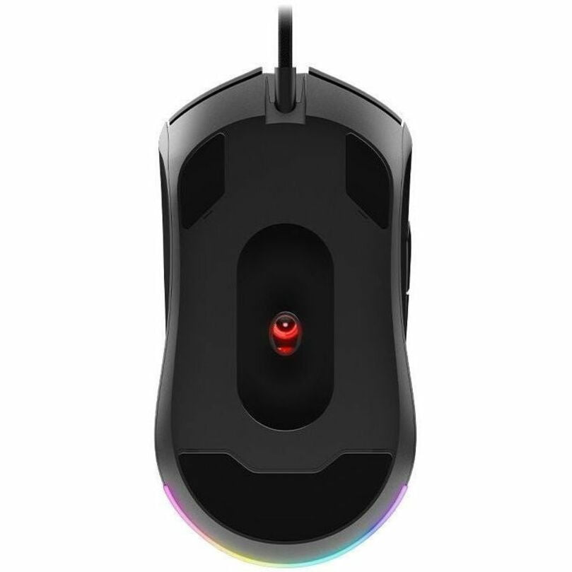 MSI FORGE GM320 Gaming Mouse - Optical - Cable - Black - USB 2.0 - 12800 dpi - 7 Button(s) - Left-handed - 1