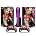 thumbnail image 1 of PS5 optical drive version sticker, cool PS5 skin, controller handle,for PS5 console and controller,DC cartoon,Halle5, 1 of 5