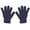 Dark Gray, variant on Unisex Solid Color Knit Winter Warm Gloves Classic Basic Cold Weather Gloves for Daily Commuting Running Outdoor Sports Hot Pink One Size