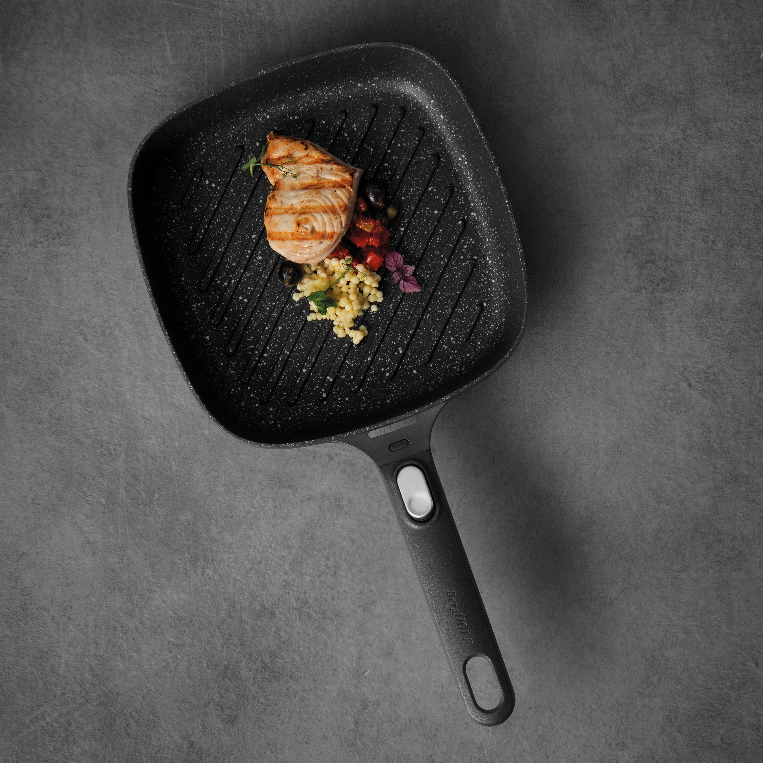 BergHOFF Gem 10 Non-Stick Pancake Pan, Black