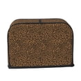 thumbnail image 2 of Fotbe Leopard for Two Slice Toaster Cover, Fingerprint Protector, Super Soft Appliance Cover And Dust Cover,Bread Dust Cover & Fingerprint Protection, 2 of 7