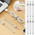 thumbnail image 1 of REK Attaches en Silicone Réutilisables pour Gestion de Câbles (6 Pcs), 1 of 7