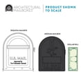 thumbnail image 6 of Architectural Mailboxes Sequoia™ Heavy duty Steel Metal Post Mounted Mail Box for outside, White Large Curbside Mailbox with Magnetic Latch, 6 of 10