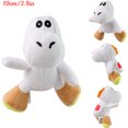 thumbnail image 1 of Llavero de peluche Kawaii Mario Luigi Green Yoshi Super Star, bonitos muñecos de peluche de anime con forma de plátano triple, flores de hielo y fuego, 1 of 5