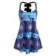 thumbnail image 1 of Tallas grandes DiS DiS DIP DYE BOWNOT CUTTOUT TOPT Rosegal Camisetas sin mangas de talla grande, 1 of 5