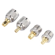 NFTIGB 4 Kit SMA to UHF Adapter Connector Set UHF Male/Female to SMA Female/Male RF Coaxial Converter Multi-Pack for Antennas and Wi-Fi Radios