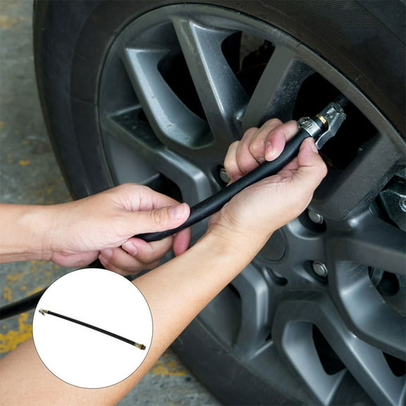 GOOHOCHY Portable Air Pump Hose With Quick Connect Tire Inflator Hose Replacement For Car Air Compressor Air Pump Nozzles Fitting