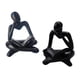 thumbnail image 1 of Escultura de Vanguardia para Decoración de Mesa Figura 2x Negro, 1 of 9