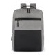 thumbnail image 5 of Mochila de tres piezas gris, carga USB, alta capacidad, de negocios Oxford, para hombres, 5 of 9