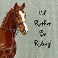 thumbnail image 3 of CafePress - Id Rather Be Riding! Horse - Women's Nightshirt, 3 of 4