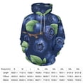 thumbnail image 2 of Blueberries Dark Background 3d Sweatshirts Hoodie Fashion Casual Personality Men's Women Street Hoodie Pullovers Long Sleeve Comfortable Top, 2 of 6
