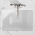 thumbnail image 6 of Ceramic Bathroom Sink - Pure White Rectangle Deep Bowl With Overflow, Low Water Absorption, Fashionable Lavatory Basin Porcelain Ceramic, Acid Resistance For Vanity Decoration, 6 of 7