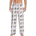 thumbnail image 2 of Lsque Cute Dog Print Men's Pajama Pants, Lounge Pant - Comfortable Home Wear,Elastic Waistband, Stylish Design-X-Large, 2 of 9