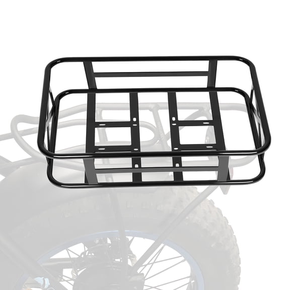 Electric Bike Rear Basket Rear Mount Bicycle Storage Basket for Most Bikes 464mm